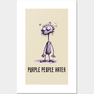 Purple People Hater Posters and Art